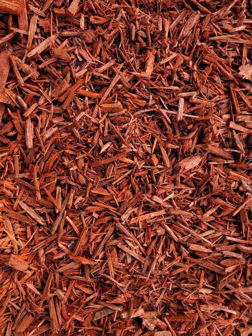 Red Mulch Color Mulch Delivery & Topsoil | A&M Trees Sheboygan, WI